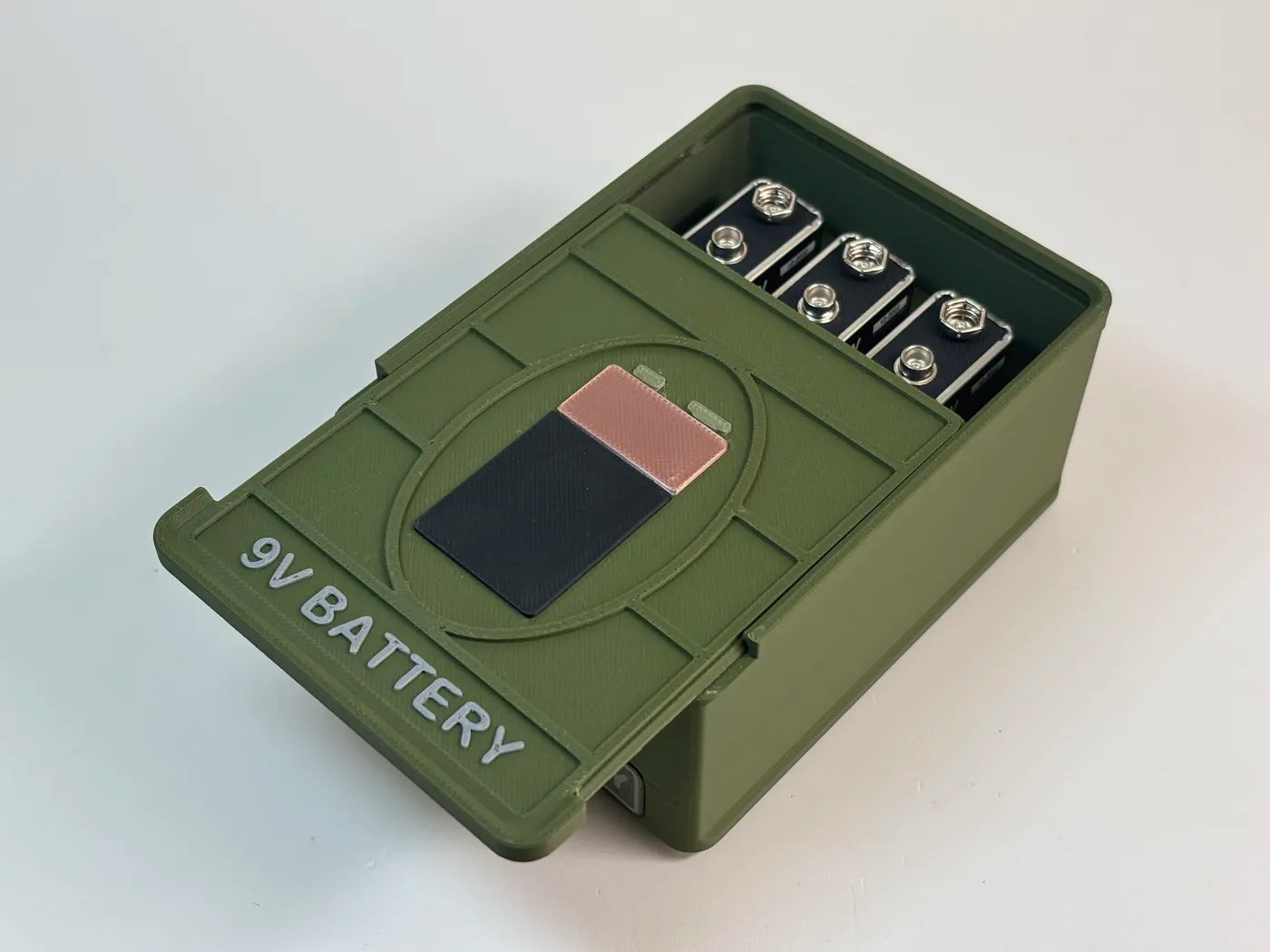 Battery Box - 9 Volt - 9 Count - Stackable - 3D printed by Mythical Makers 3D