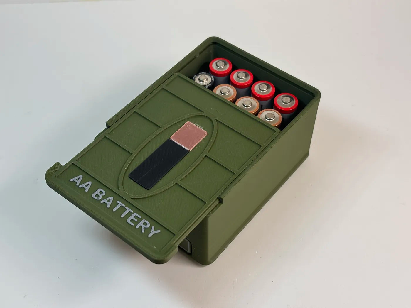 Battery Box - AA - 24 Count - Stackable - 3D printed by Mythical Makers 3D