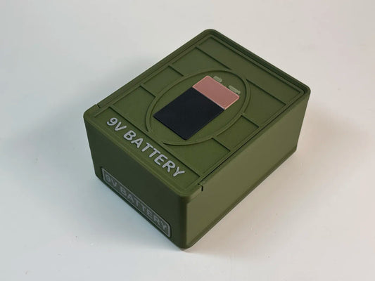 Battery Box - 9 Volt - 9 Count - Stackable - 3D printed by Mythical Makers 3D
