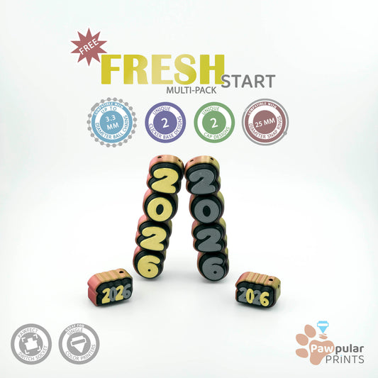 Fresh Starts Multi-Pack - 3D printed fidget by Mythical Makers 3D