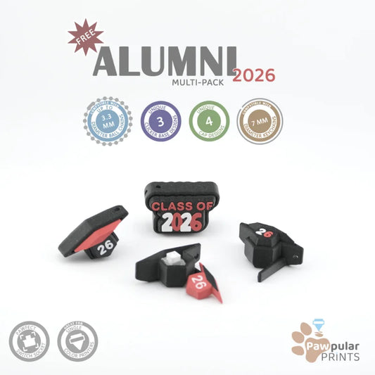 Alumni 2026 Multi-Pack - 3D printed fidget by Mythical Makers 3D