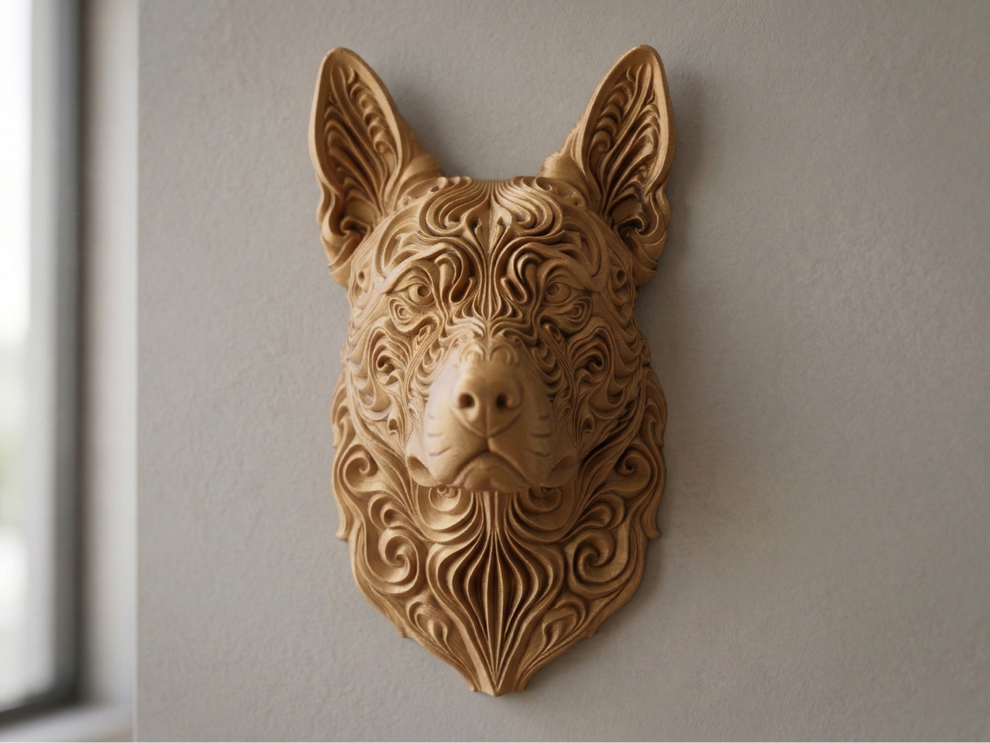 Thai Ridgeback 3D printed wall art by Mythical Makers 3D