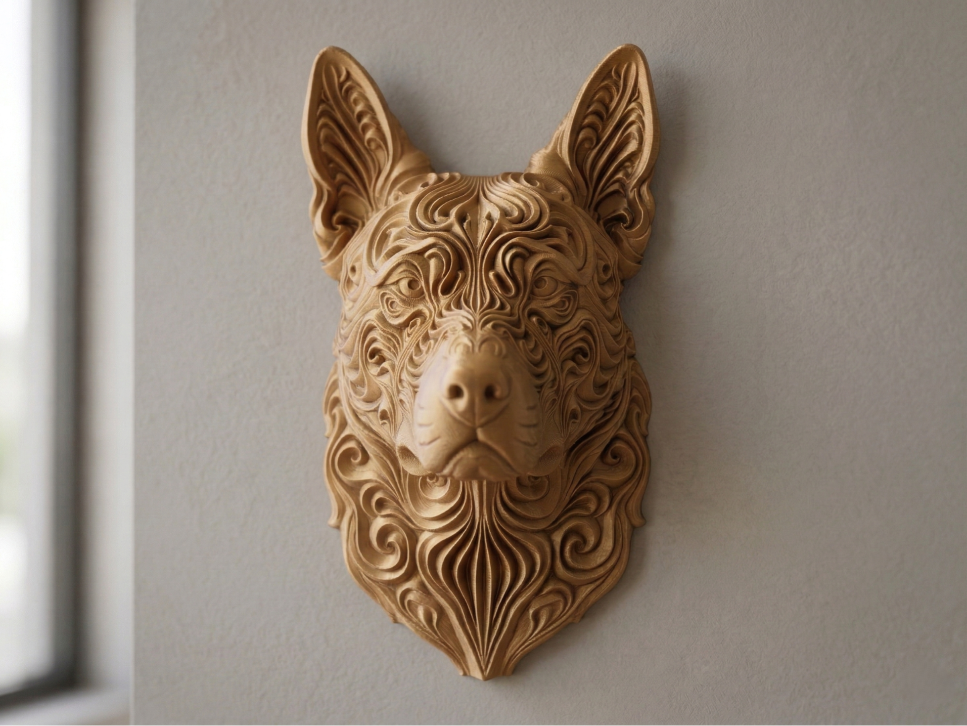 Thai Ridgeback 3D printed wall art by Mythical Makers 3D