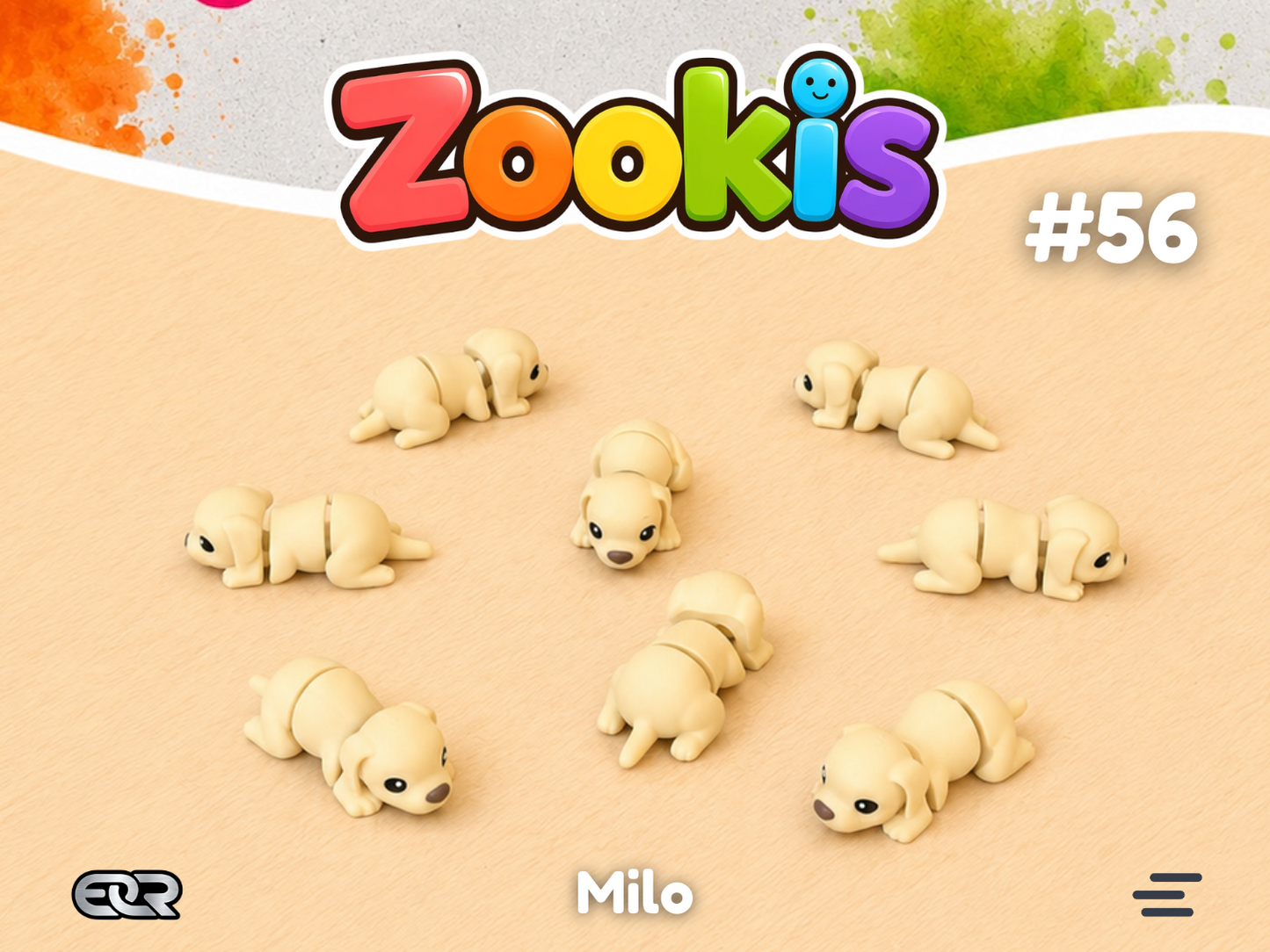 Milo the Labrador — Zookis Mini — 3D printed by Mythical Makers 3D
