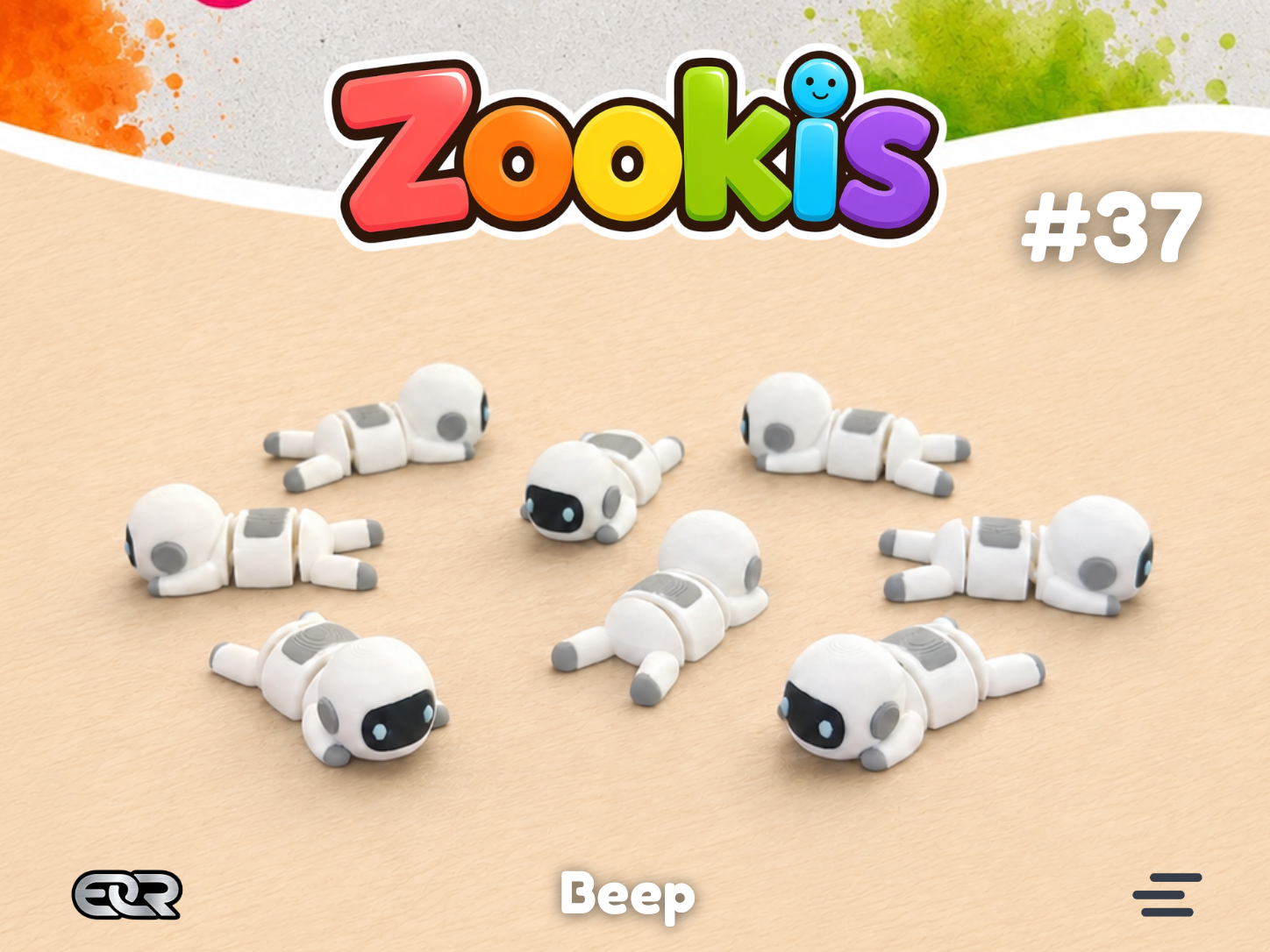 Beep the Robot — Zookis Mini — 3D printed by Mythical Makers 3D
