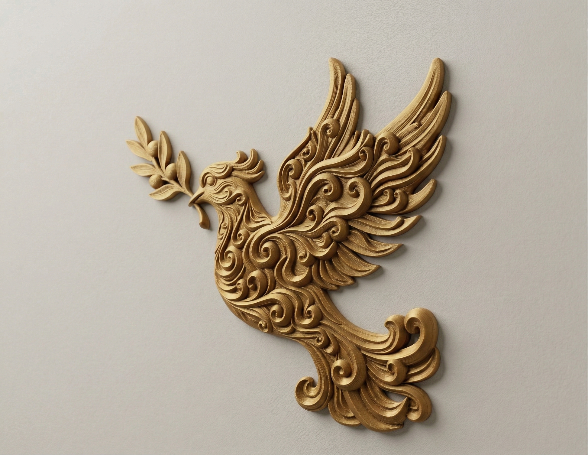 Dove and Olive wall art — view 3