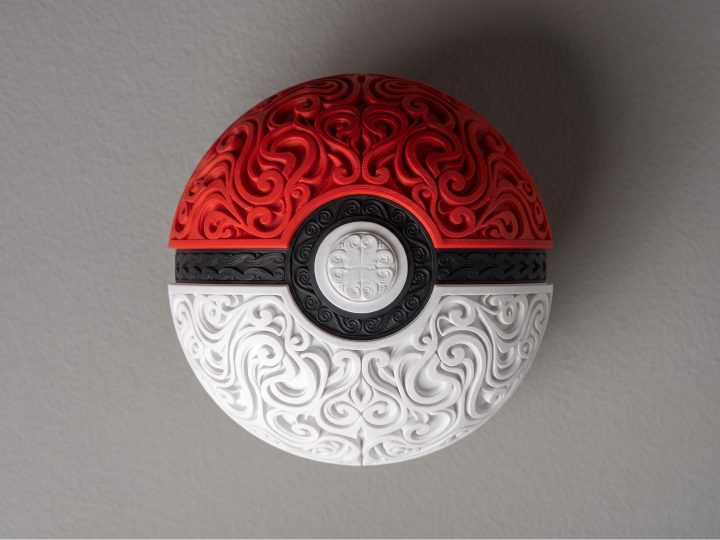 Classic Capture Orb 3D printed wall art by Mythical Makers 3D