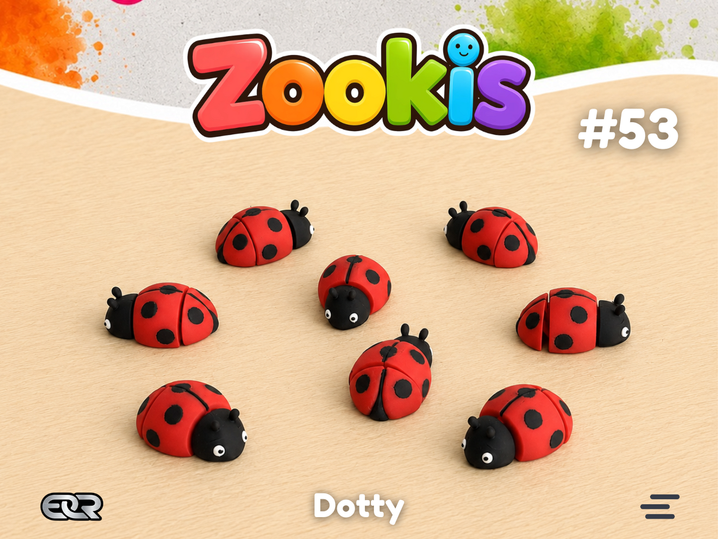 Dotty the Ladybug — Zookis Mini — 3D printed by Mythical Makers 3D