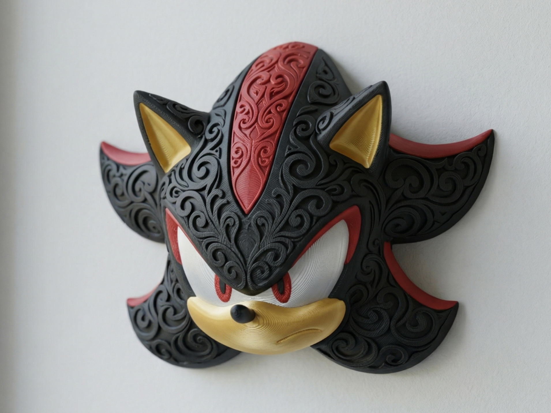 The Shadow Runner 3D printed wall art by Mythical Makers 3D