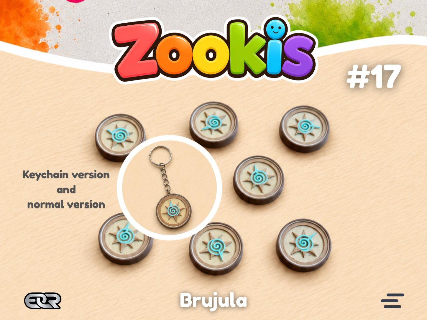 Cangui's Compass — Zookis Accessory — 3D printed by Mythical Makers 3D