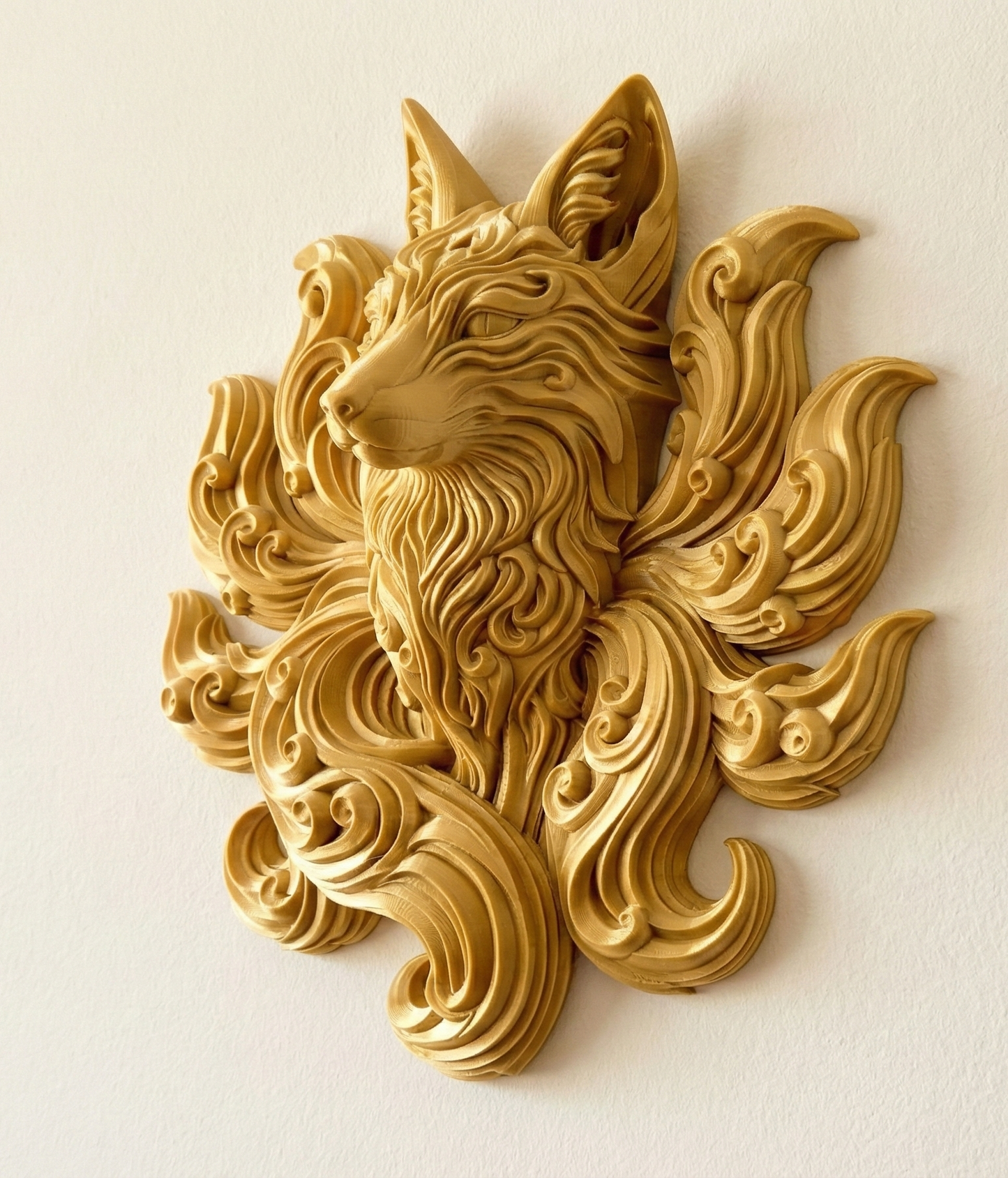 Mystical 9-Tailed Kitsune wall art — view 3