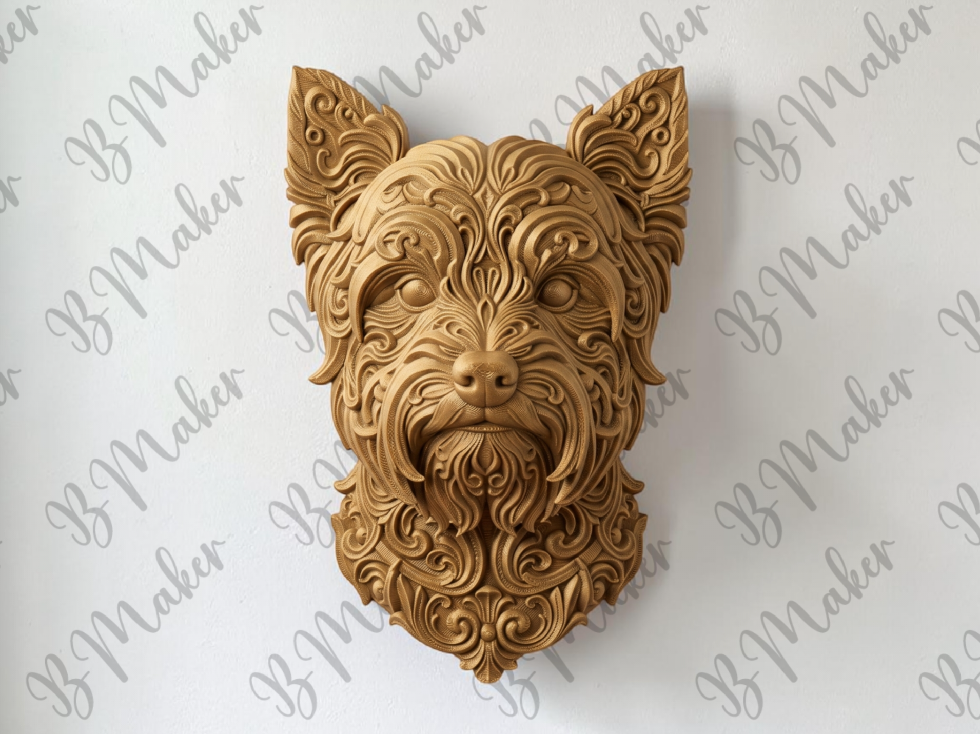 Yorkshire - Arte de pared 3D printed wall art by Mythical Makers 3D