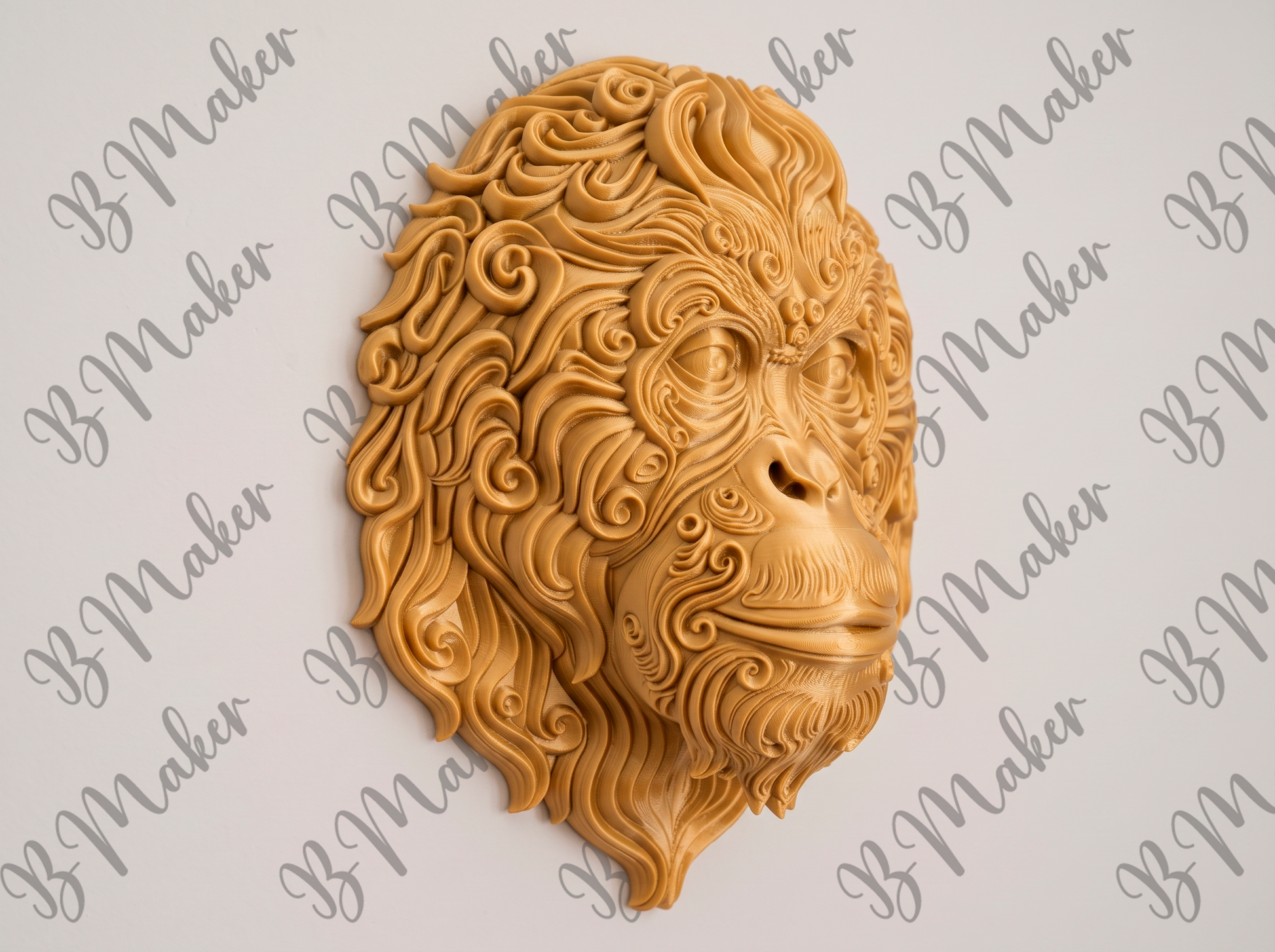 Orangutan wall art — view 2