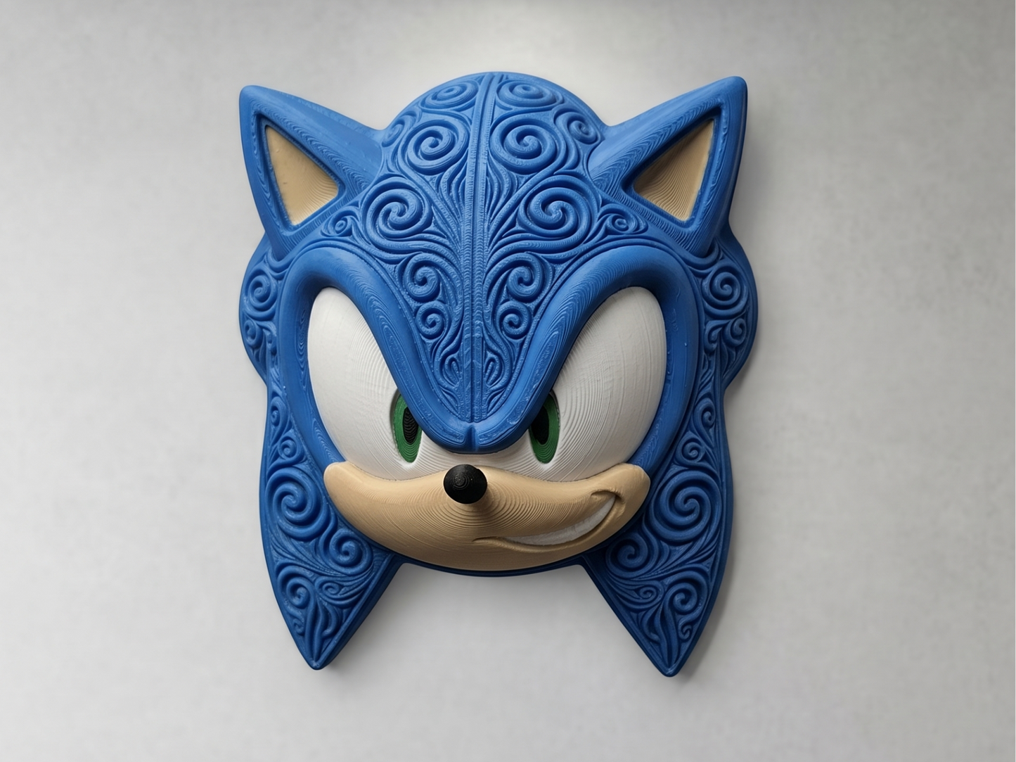 The Blue Blur 3D printed wall art by Mythical Makers 3D