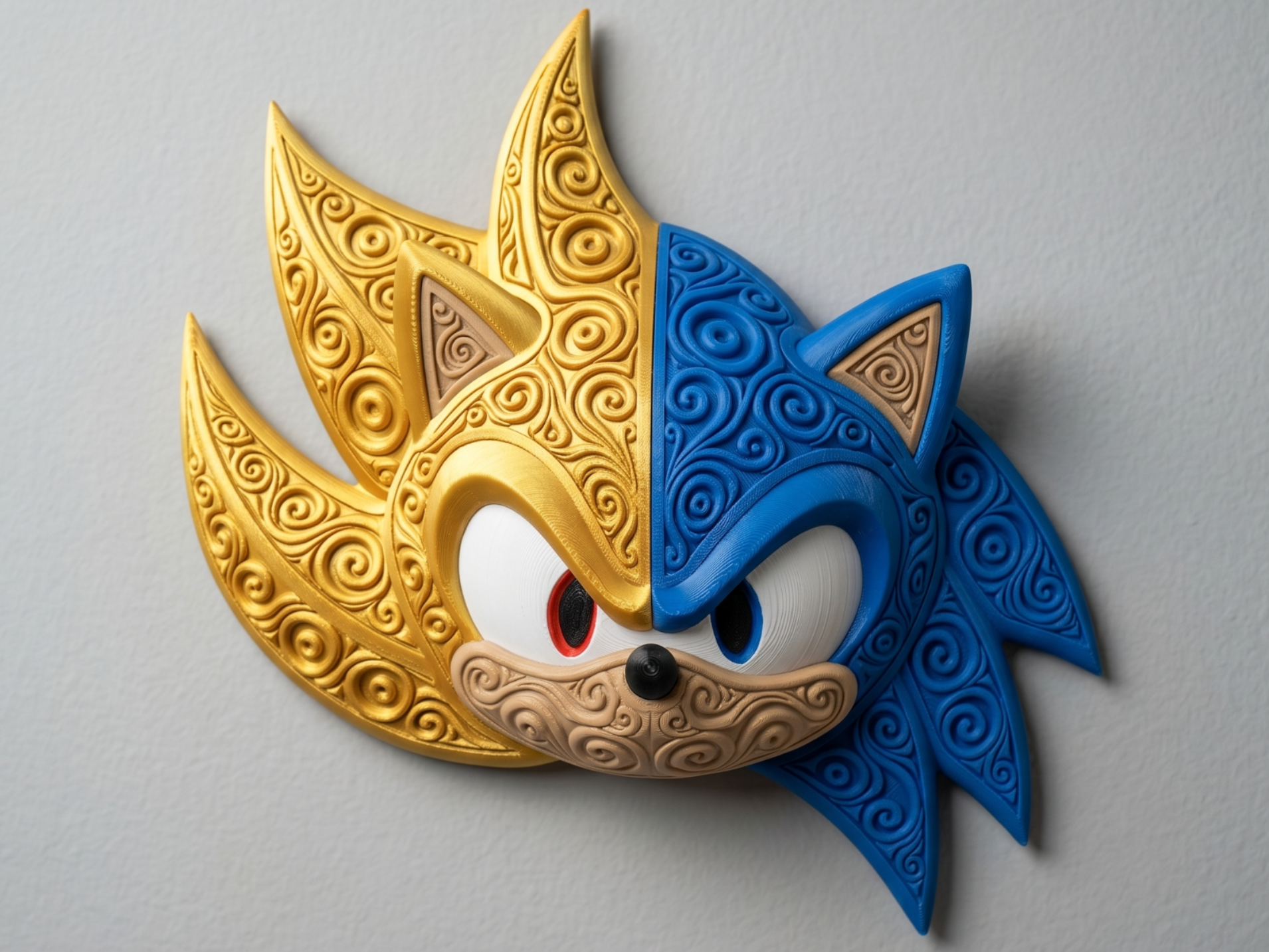 The Hyper Blur 3D printed wall art by Mythical Makers 3D