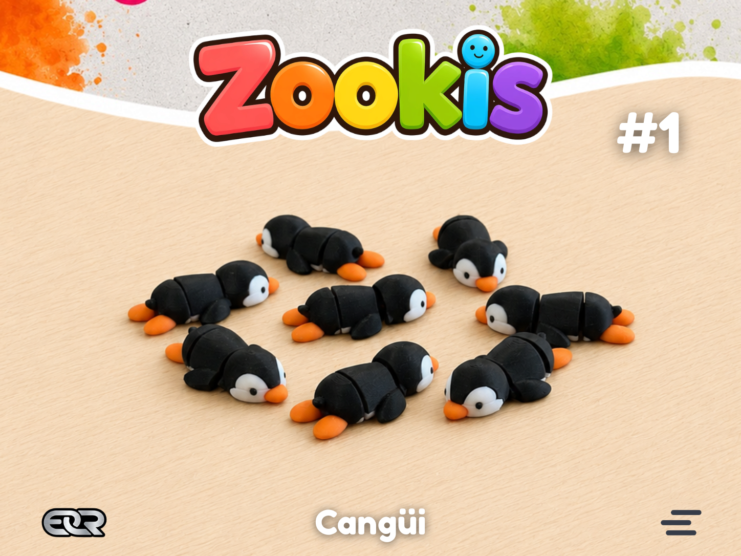 Cangui the Penguin — Zookis Mini — 3D printed by Mythical Makers 3D