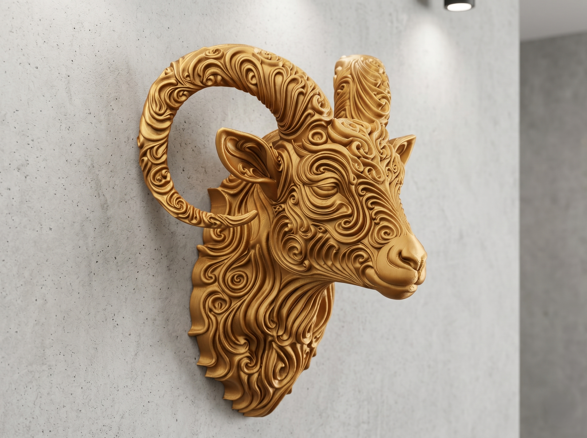 Goat wall art — view 2