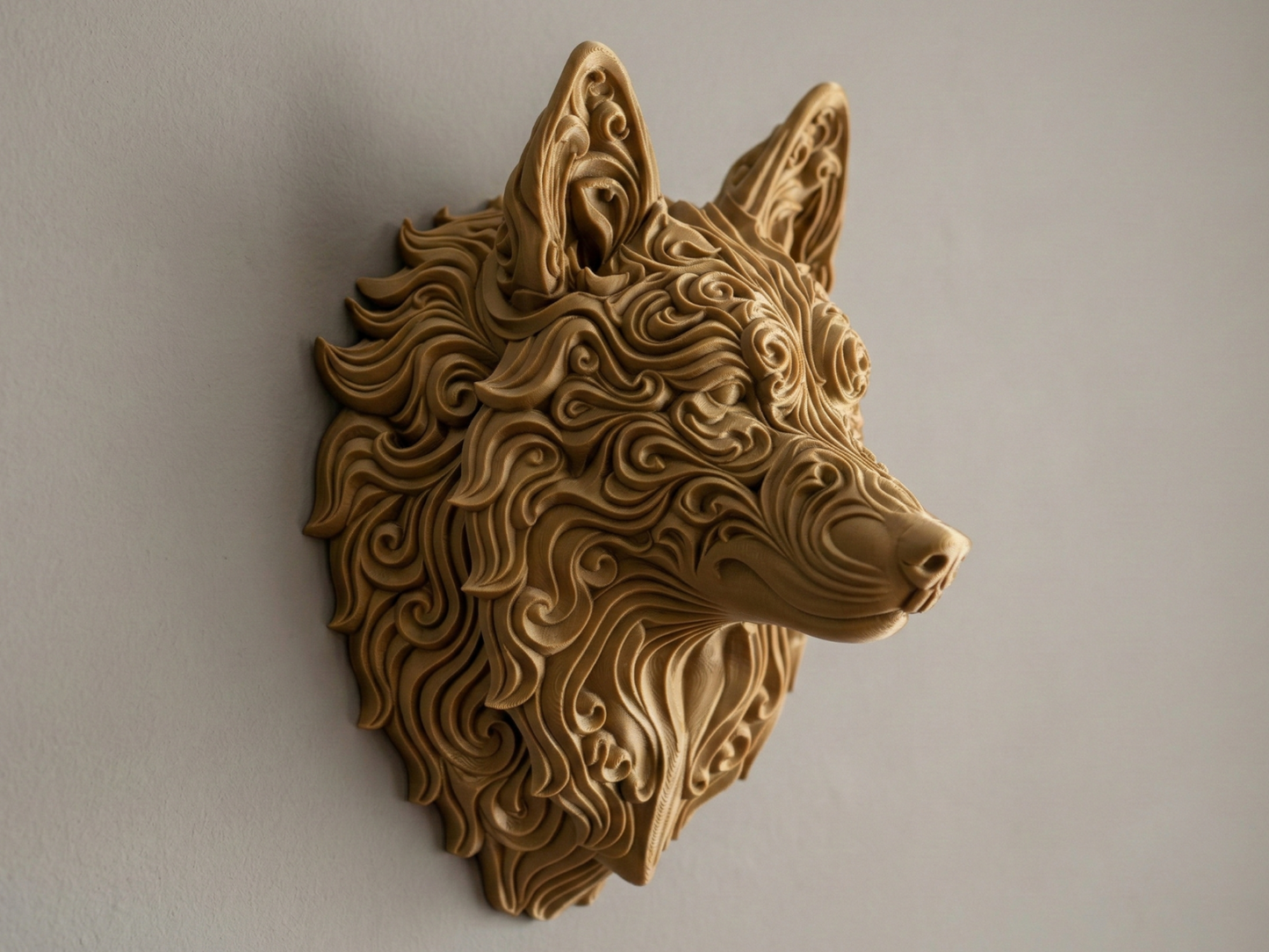 Siberian Husky 3D printed wall art by Mythical Makers 3D