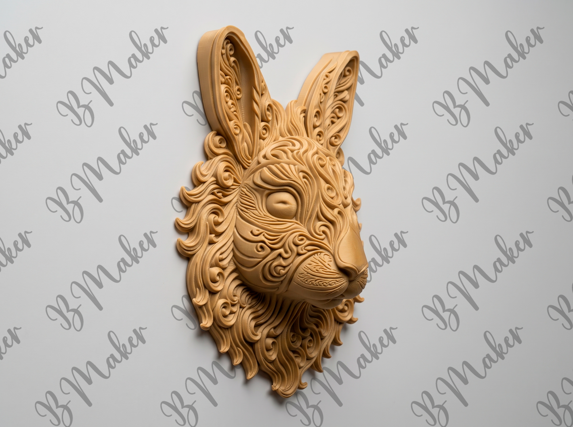 Lionhead Rabbit wall art — view 3