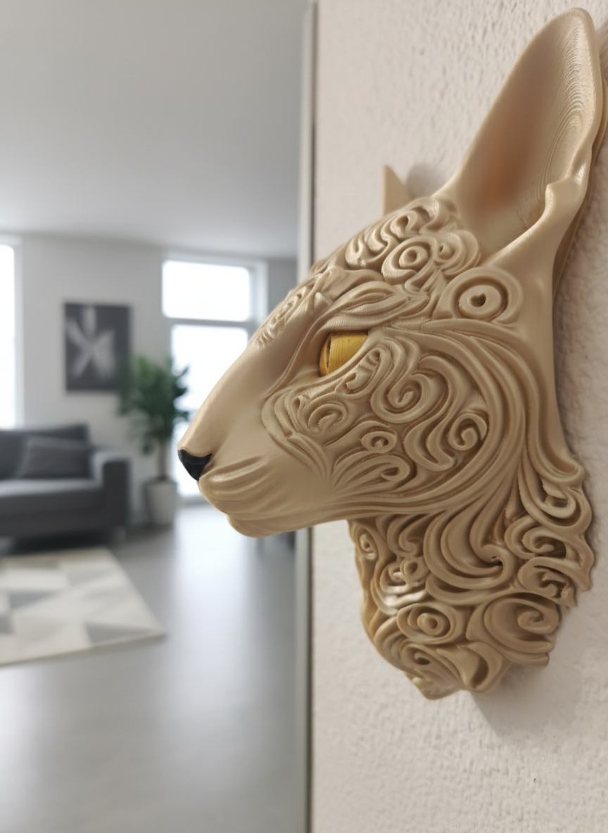 Savannah Cat wall art — view 2
