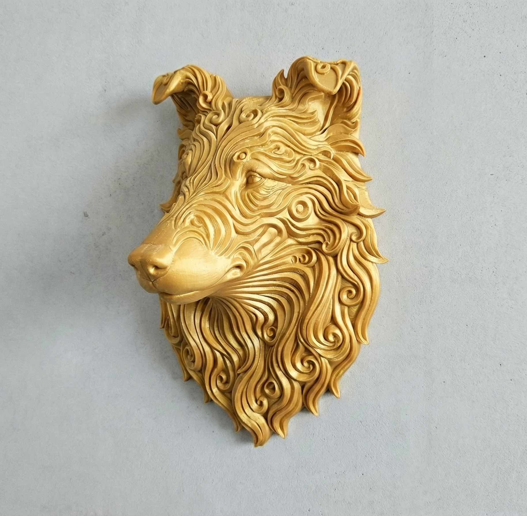 Rough Collie wall art — view 2
