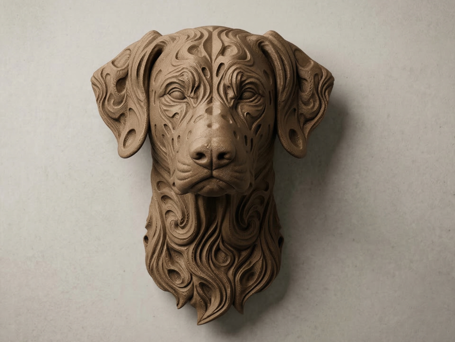 Dalmatian 3D printed wall art by Mythical Makers 3D