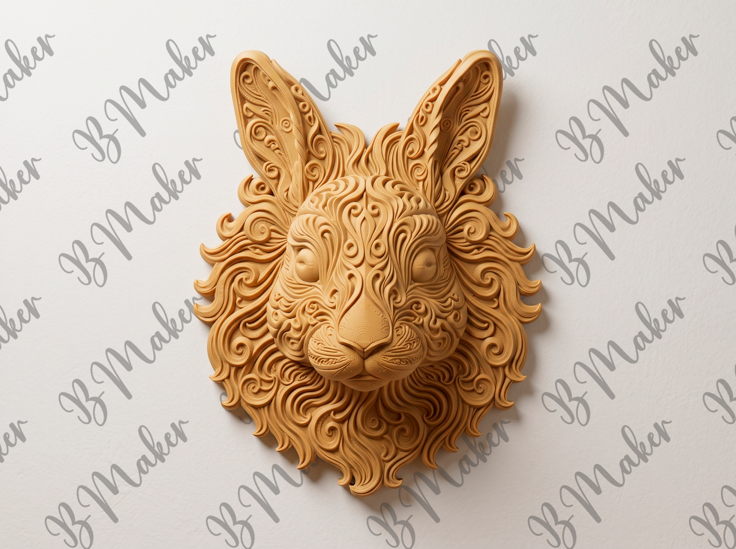 Lionhead Rabbit wall art — view 2