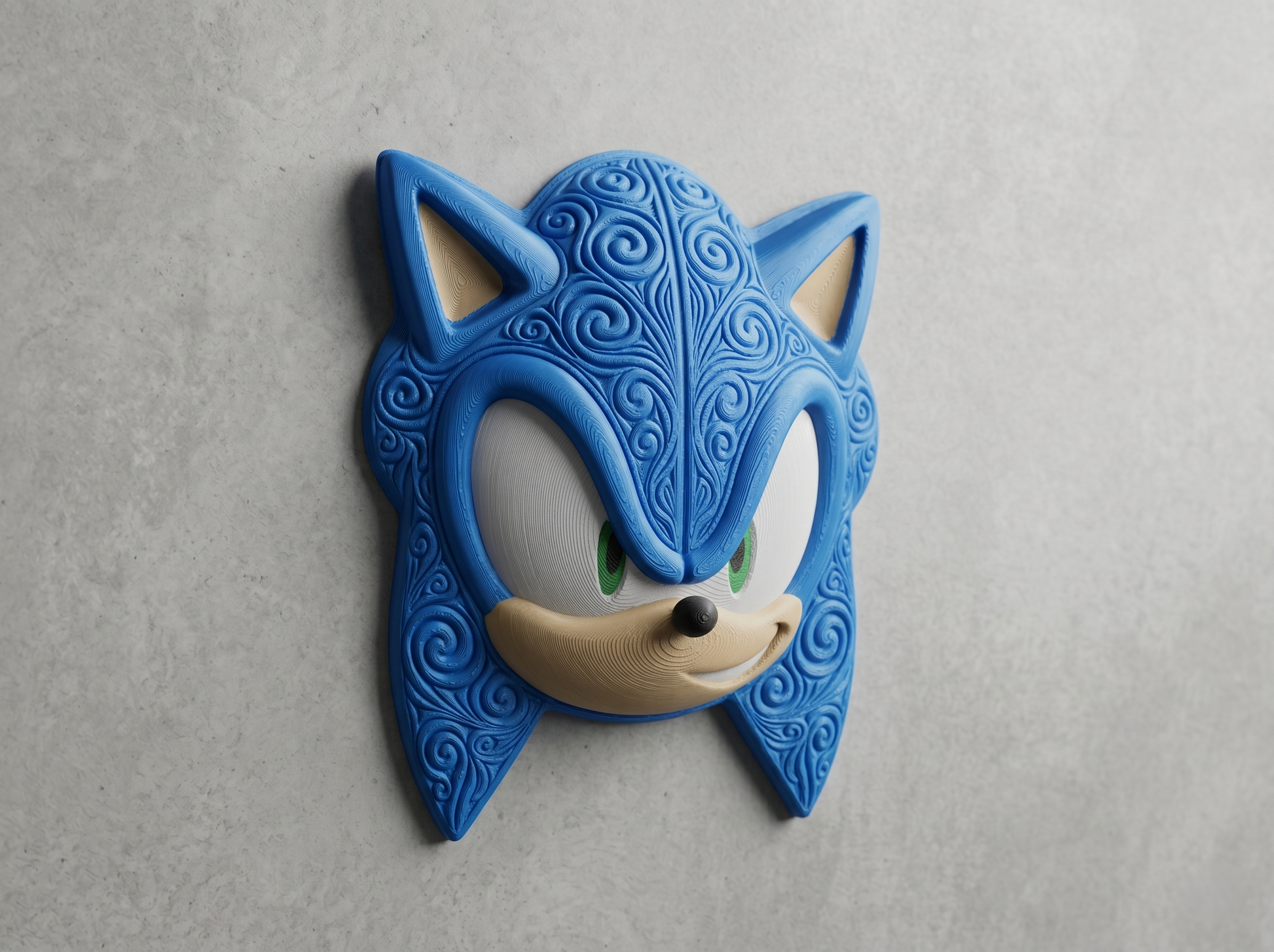 The Blue Blur wall art — view 2