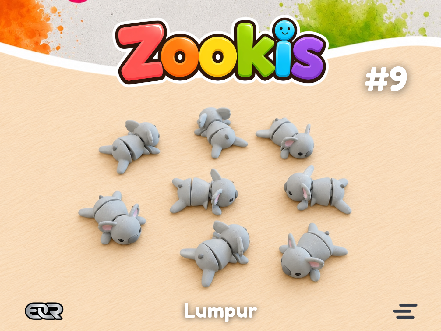 Lumpur the Koala — Zookis Mini — 3D printed by Mythical Makers 3D