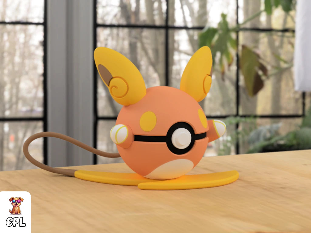 Themed Monster Ball - Alolan Raichu Inspired