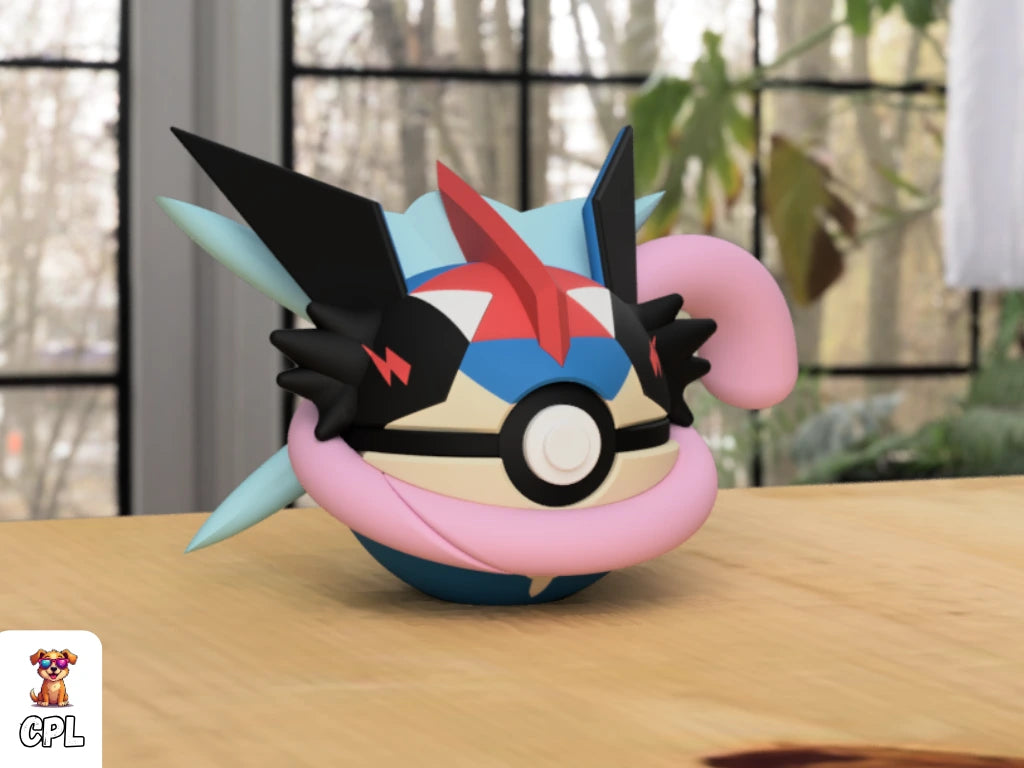 Themed Monster Ball - Ash-Greninja Inspired