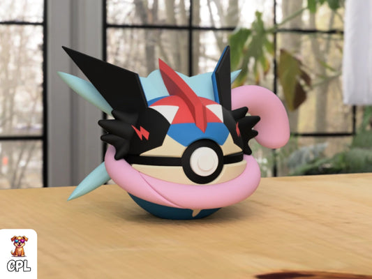 Themed Monster Ball - Ash-Greninja Inspired