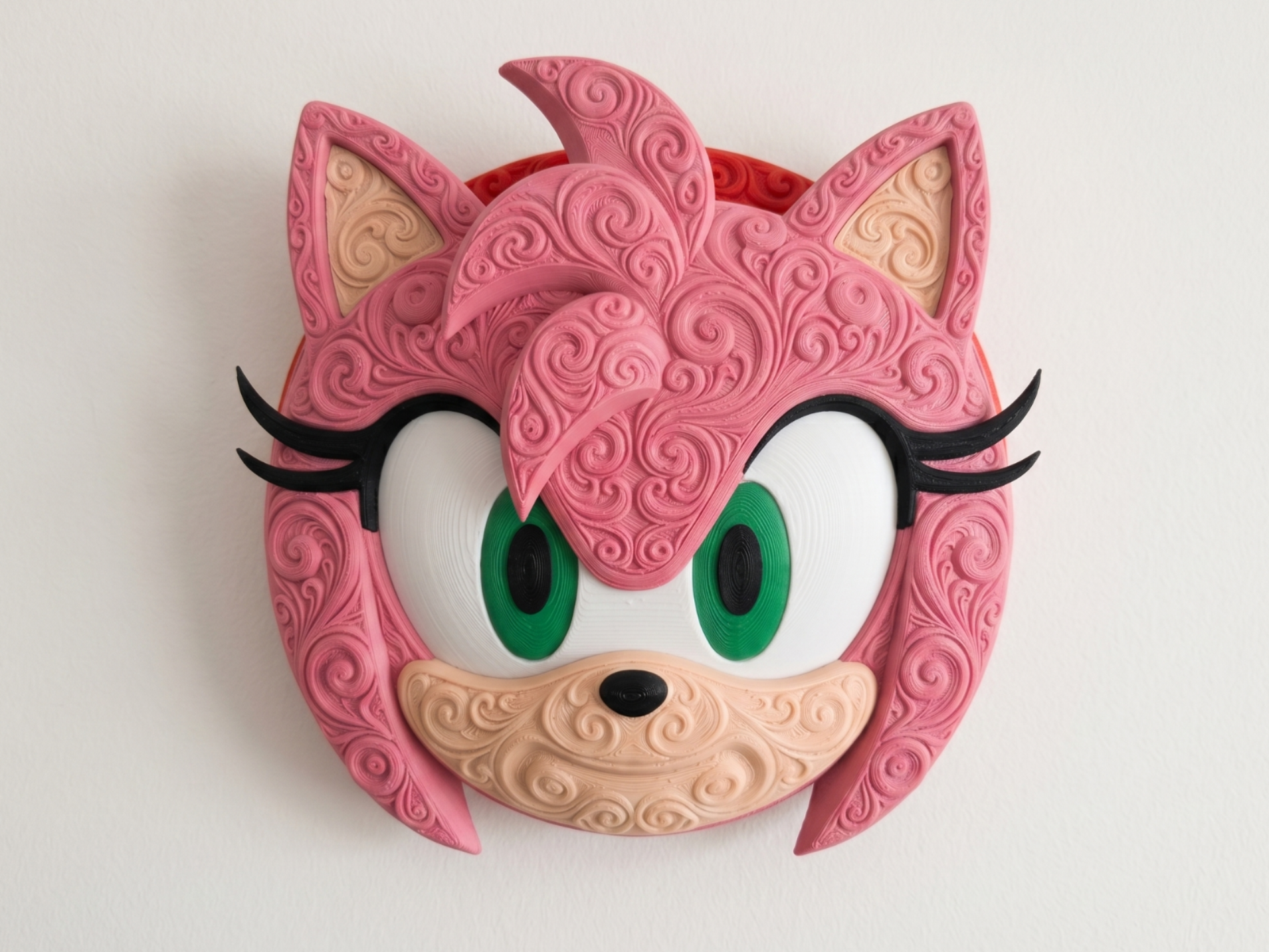 The Pink Hammer 3D printed wall art by Mythical Makers 3D