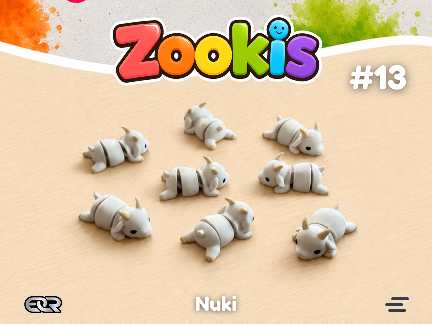 Nuki the Goat — Zookis Mini — 3D printed by Mythical Makers 3D