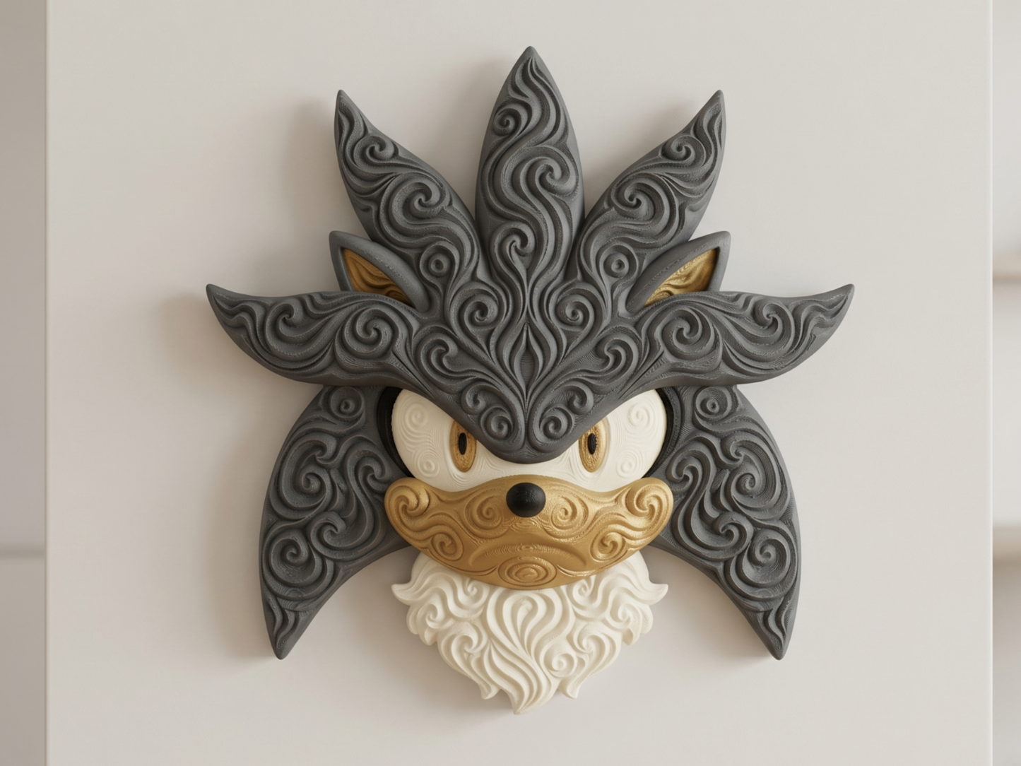 The Silver Psychic 3D printed wall art by Mythical Makers 3D