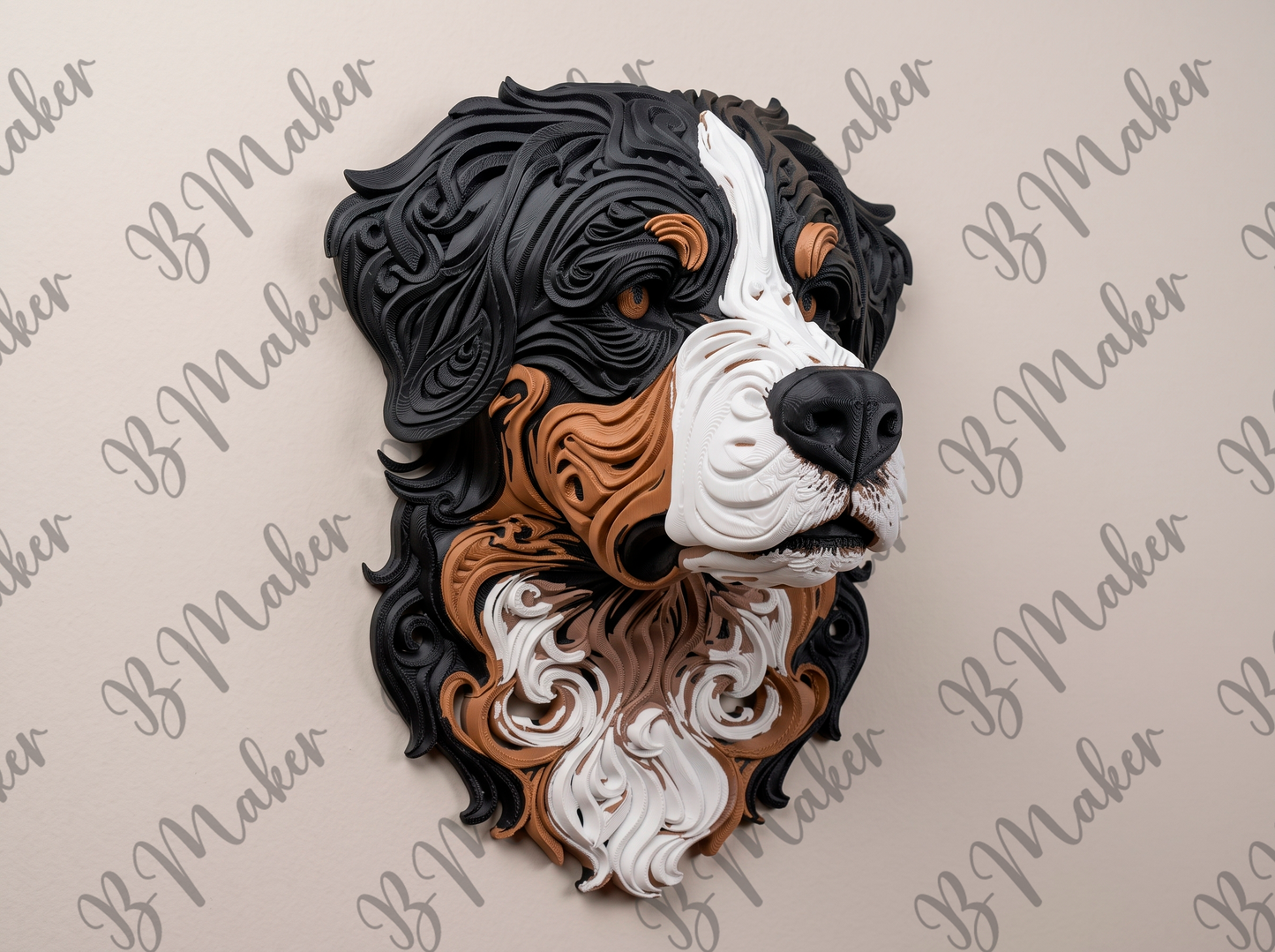 Bernese Mountain Dog wall art — view 2