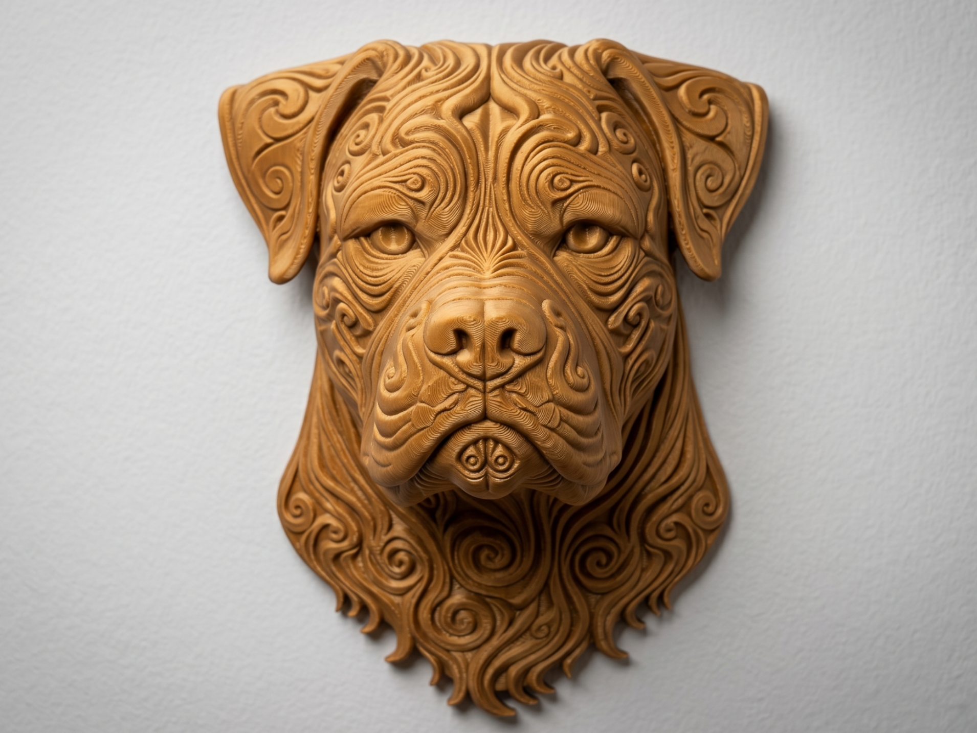 American Bulldog - Arte de pared 3D printed wall art by Mythical Makers 3D