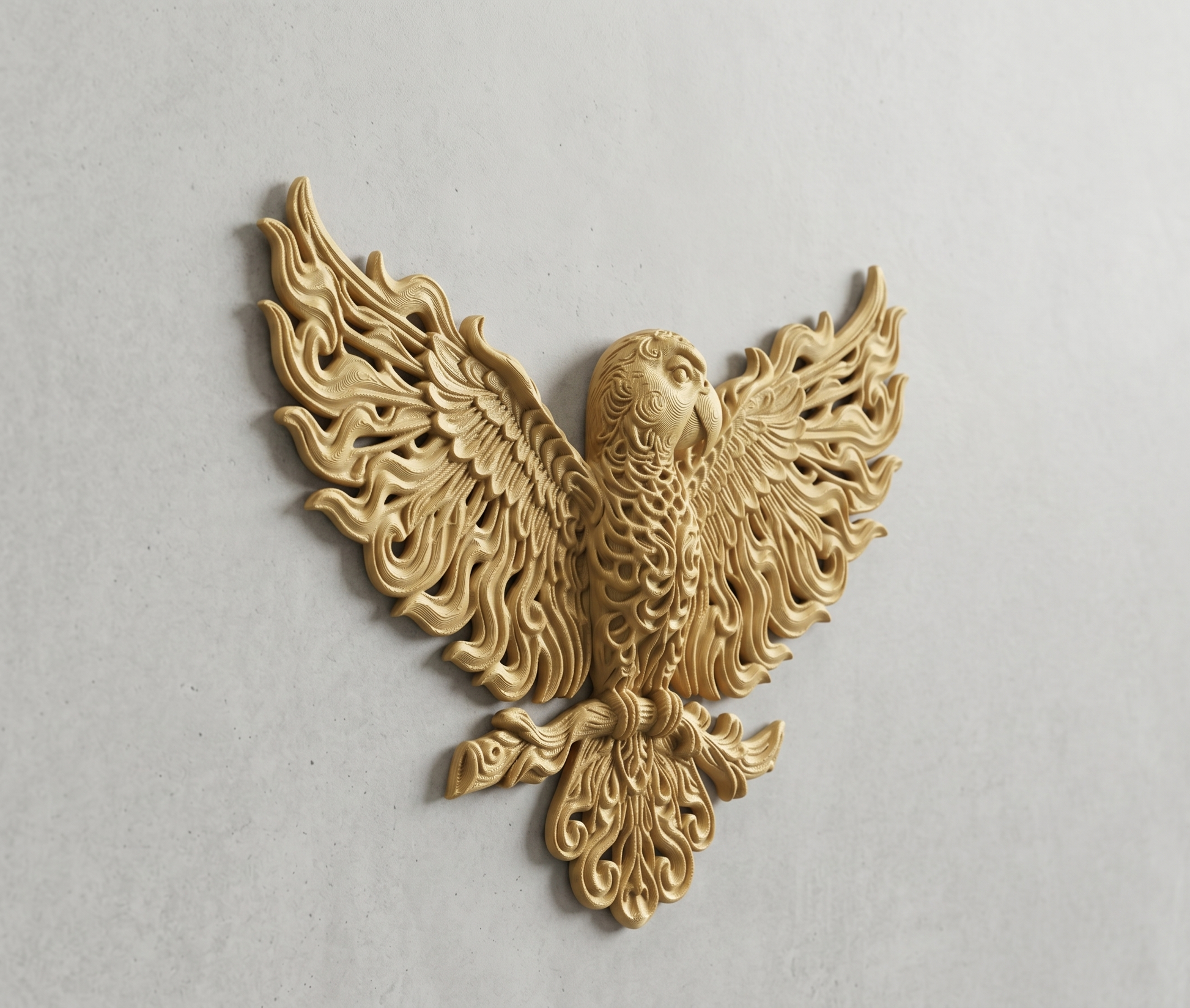 Parrot wall art — view 2