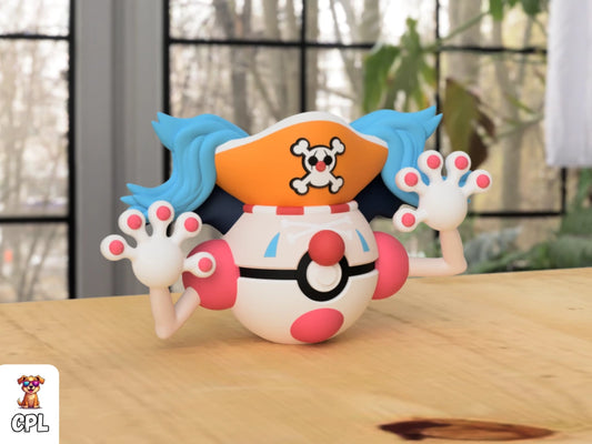 Themed Monster Ball - Buggy the Clown Mr. Mime Inspired
