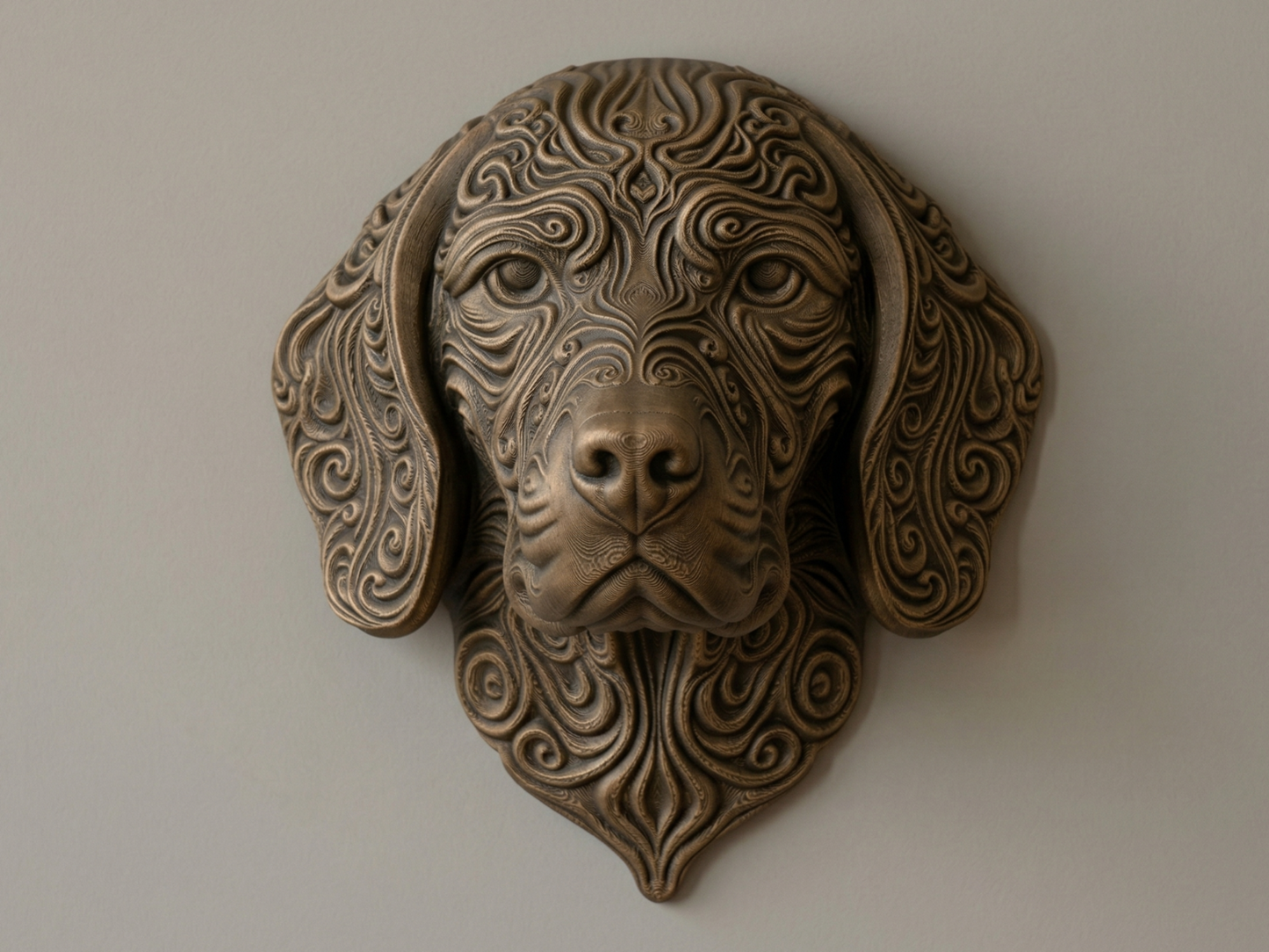 Beagle 3D printed wall art by Mythical Makers 3D