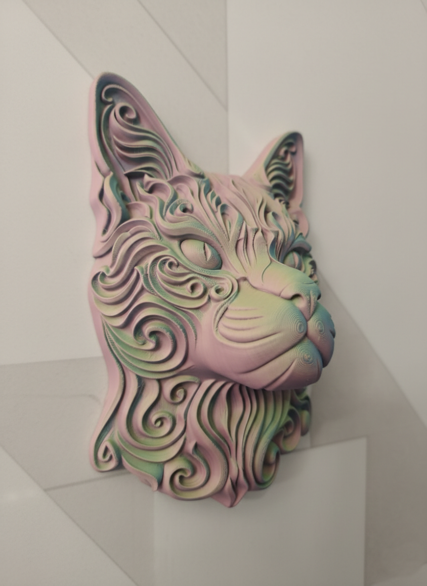 Cat Art III wall art — view 2