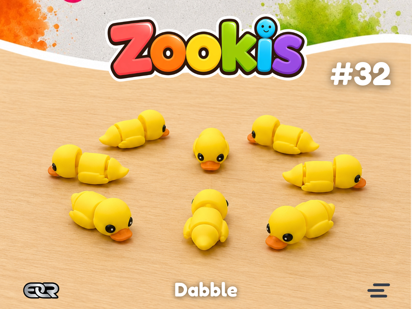 Dabble the Duck — Zookis Mini — 3D printed by Mythical Makers 3D