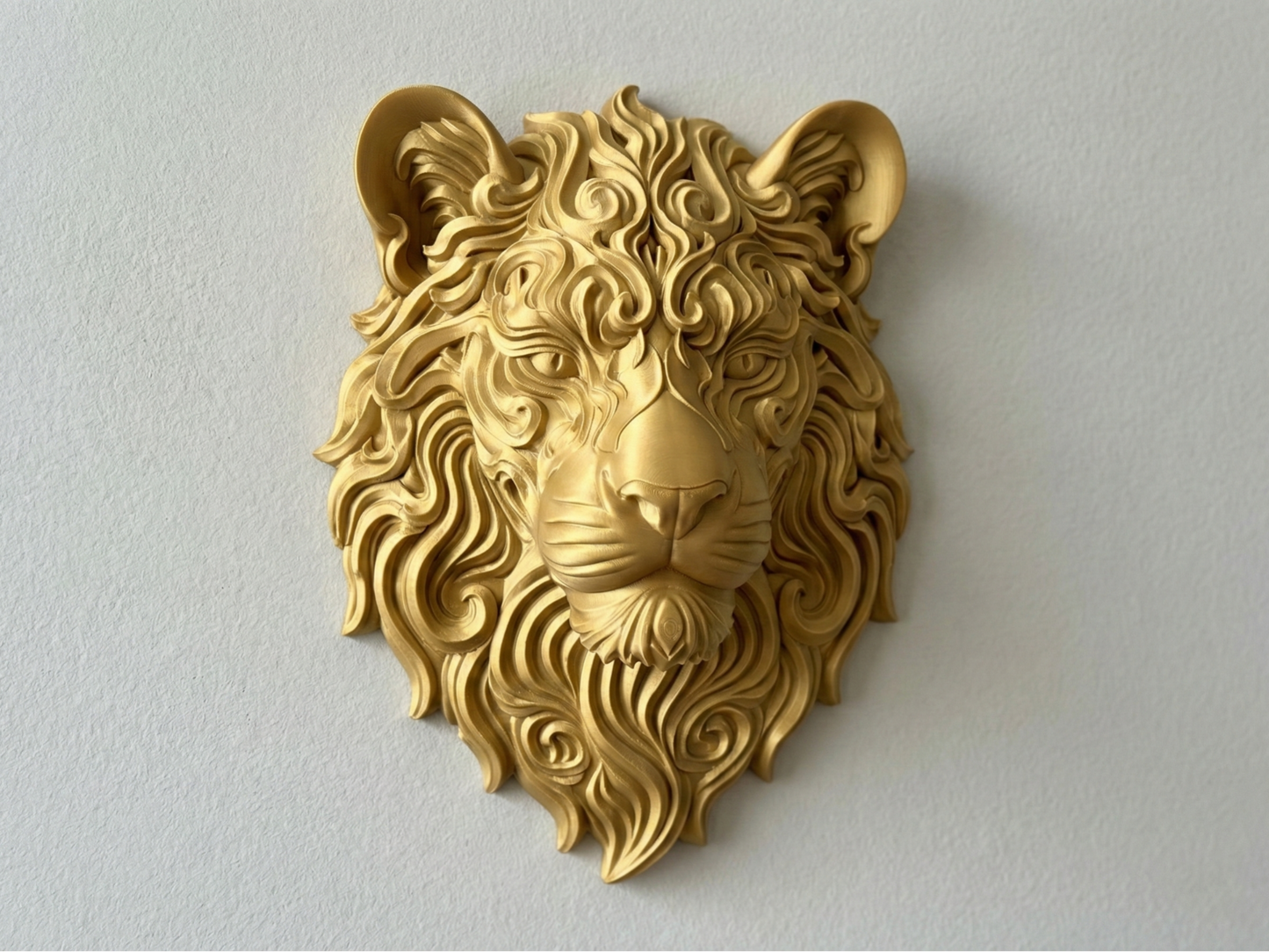 Lioness 3D printed wall art by Mythical Makers 3D