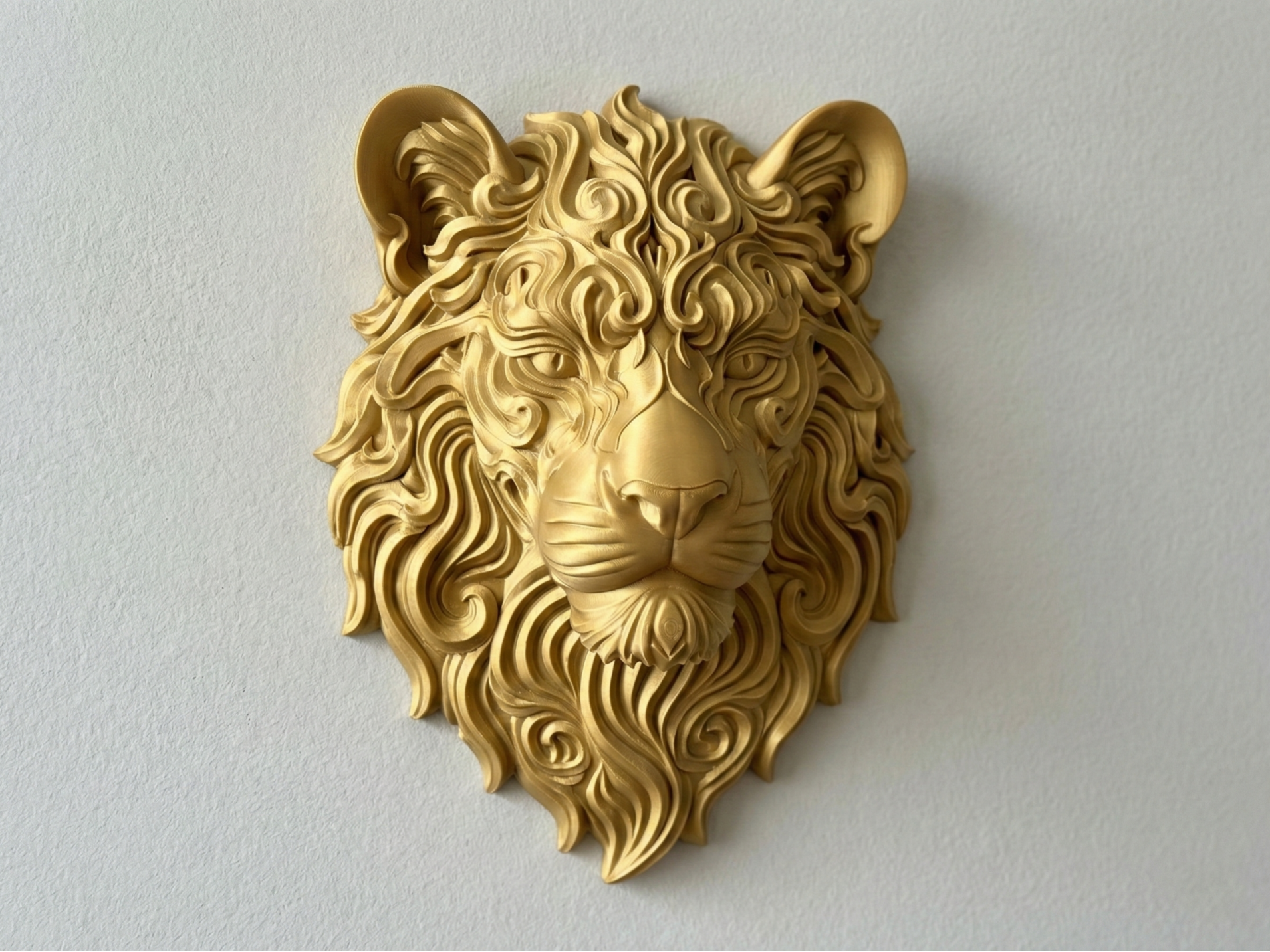 Lioness 3D printed wall art by Mythical Makers 3D