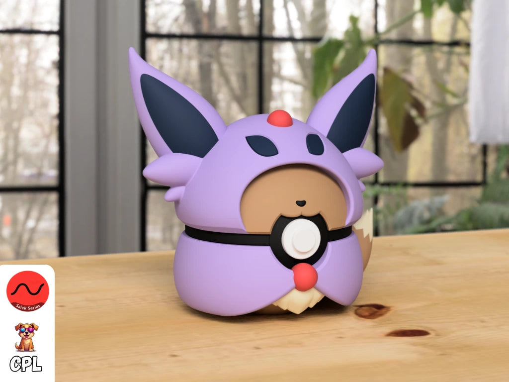 Themed Monster Ball - Eevee Espeon Poncho Inspired