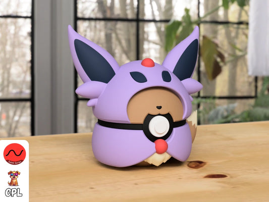 Themed Monster Ball - Eevee Espeon Poncho Inspired