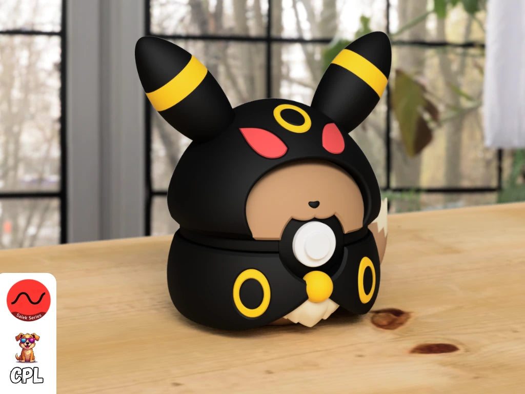 Themed Monster Ball - Eevee Umbreon Poncho Inspired