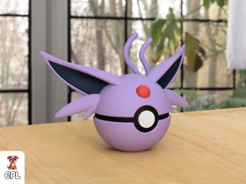 Themed Monster Ball - Espeon Inspired