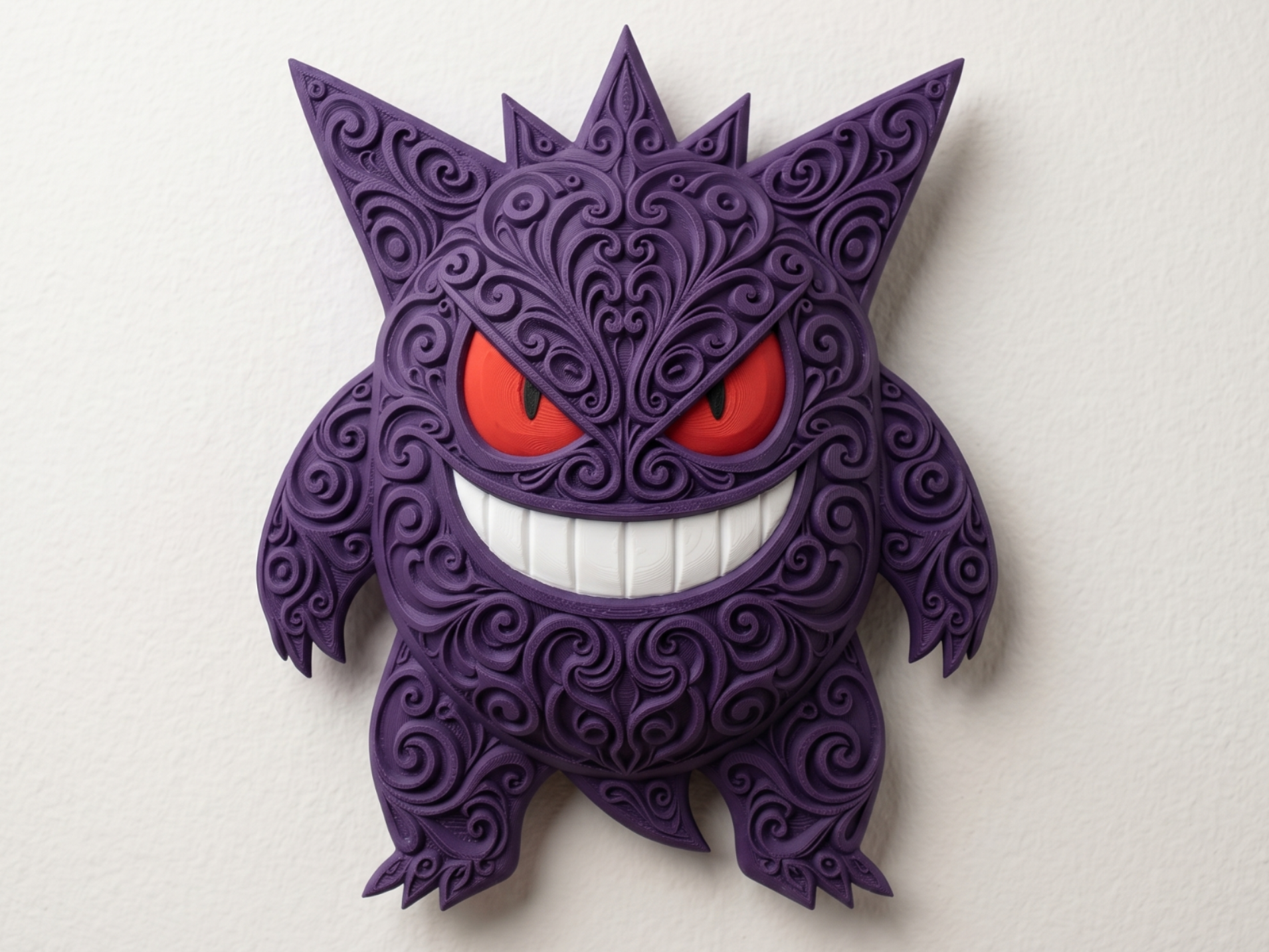 Shadegrin 3D printed wall art by Mythical Makers 3D