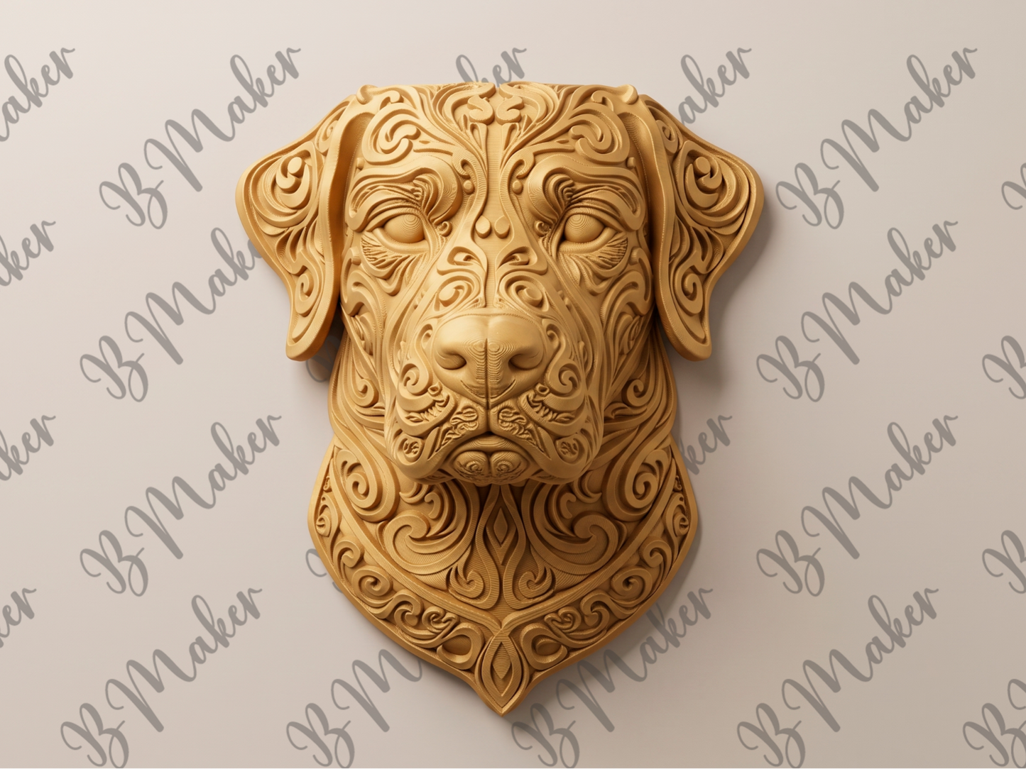 Labrador retriever - Arte de pared 3D printed wall art by Mythical Makers 3D